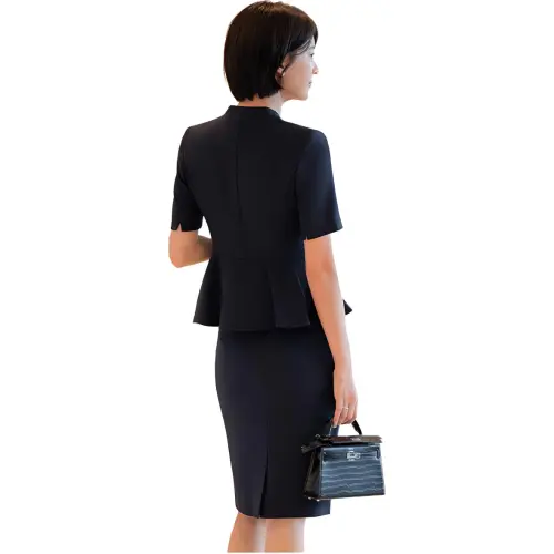 ONE SHALLOW Business Suits Women's Navy Blue