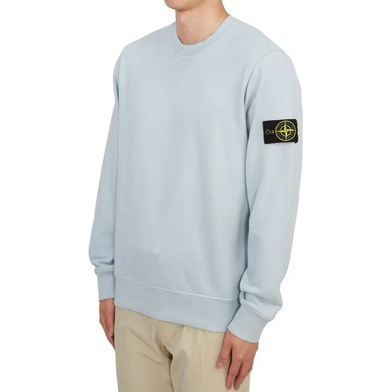 STONE ISLAND Sweatshirt Unisex Ice Frost Blue-2