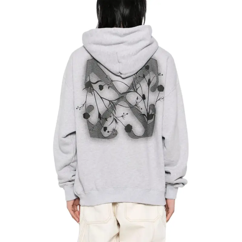 OFF WHITE Flower Arrow Skate Hoodie-4