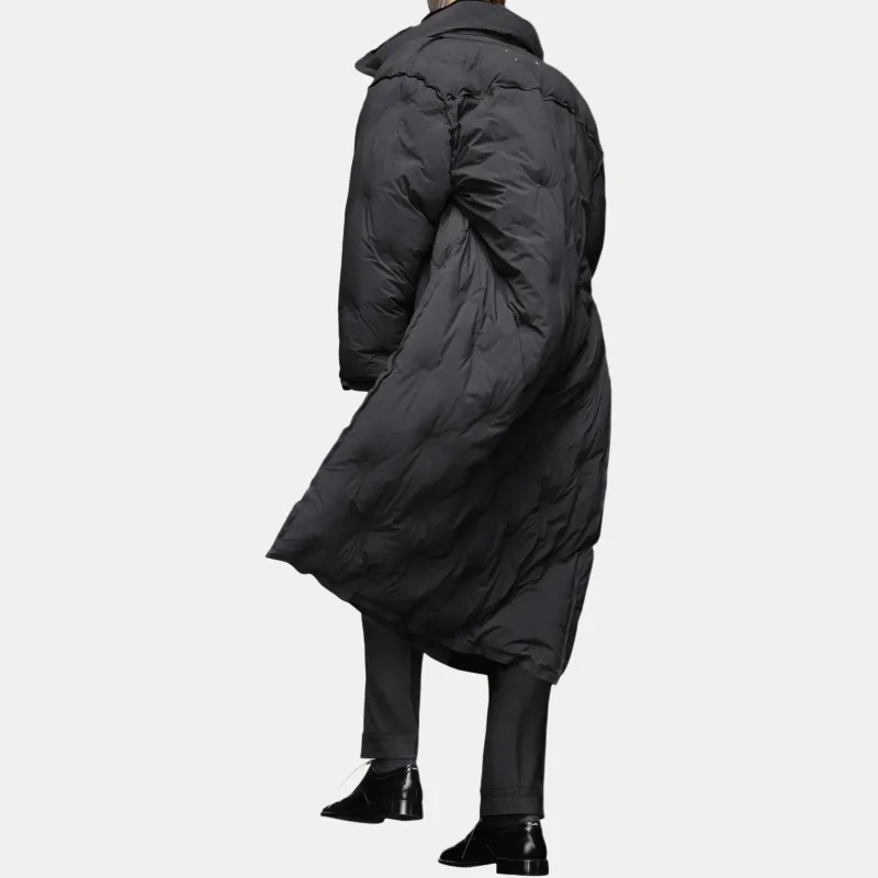 Maison Margiela Recycled Nylon Padded Coat 'Black'-3