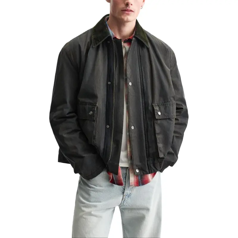 ZARA Jackets Men Black-2
