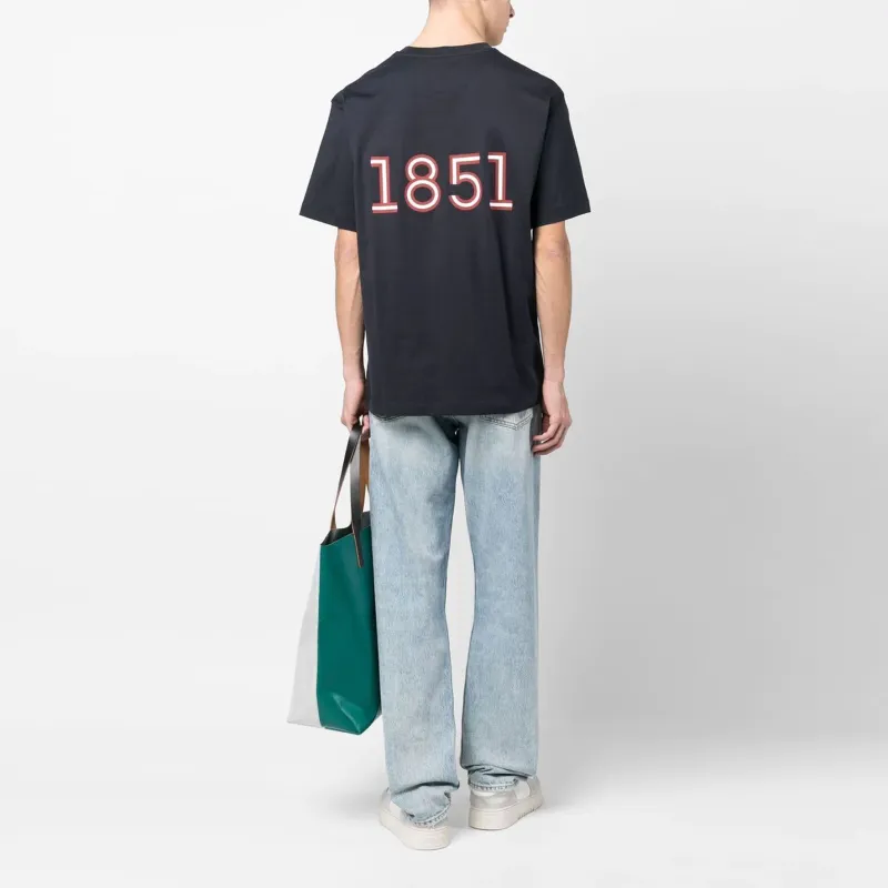 BALLY T Shirts Men Marine Blue-3