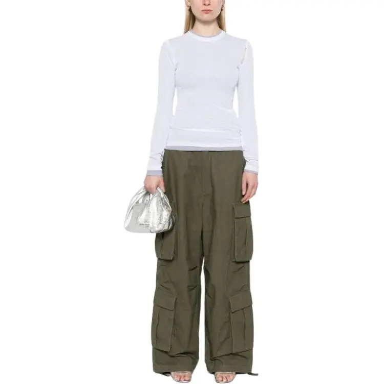 Christopher Esber Sheer Overlay Peephole T shirt-1
