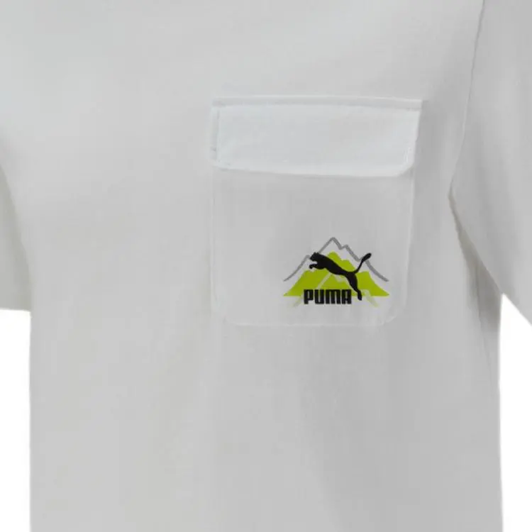 PUMA CAMPING T Shirt Men's White-2