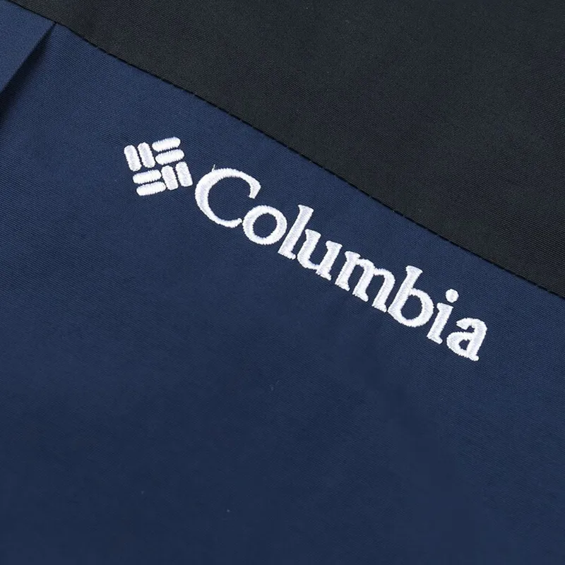 Columbia Waterproof, Abrasion Resistant, Lightweight, Windproof Windbreaker Jacket Men's Navy Blue-4
