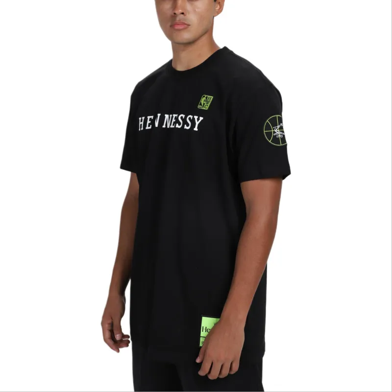 Mitchell & Ness x Hennessy T Shirt Unisex Black-4