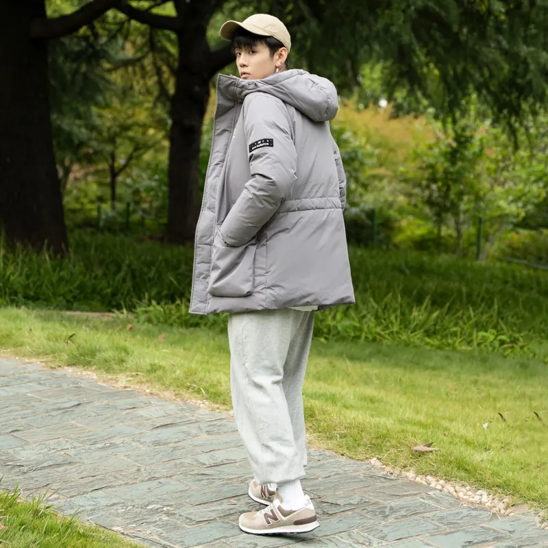 New Balance Down Jacket Unisex Gray-4