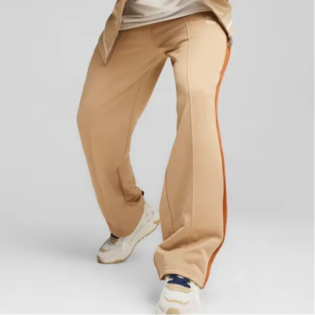 PUMA Knitted Sweatpants Men's Tan-4