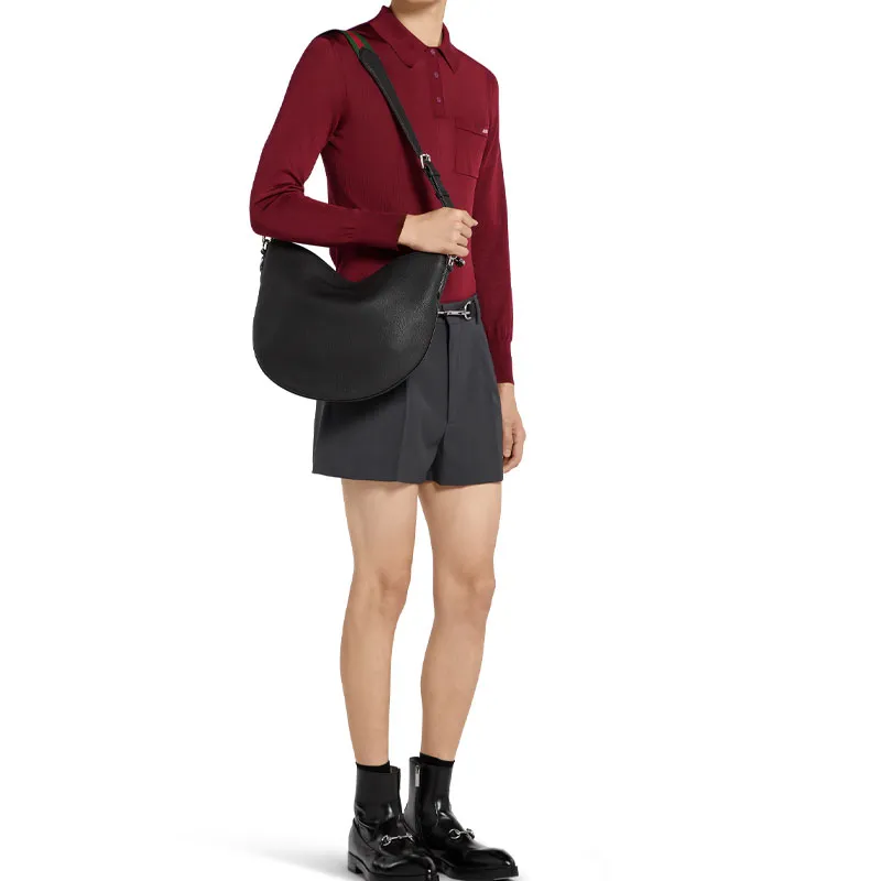 GUCCI SS25 Polo Shirt Men's Burgundy-3