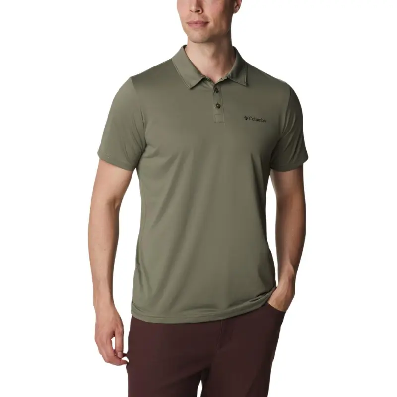 Columbia Polo Shirt Men's Green-1