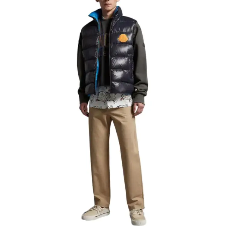 Moncler Vests Men Black-2