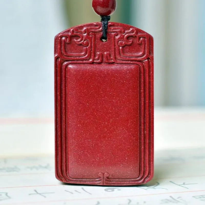 JUNWEN Cinnabar Necklaces Unisex-4