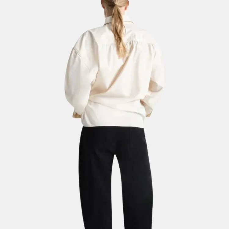 Lemaire Straight collar Twisted Shirt-1