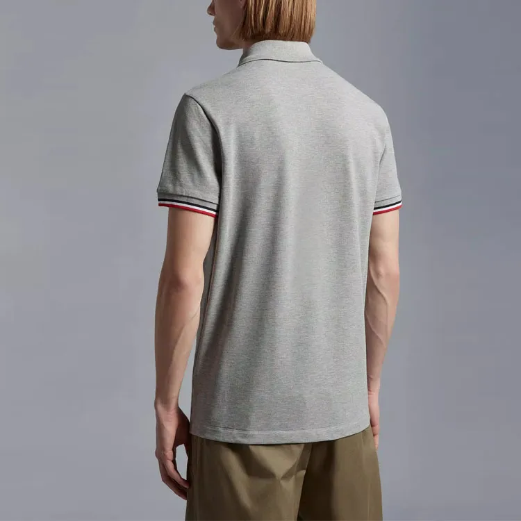 Moncler T Shirts Men Gray-2
