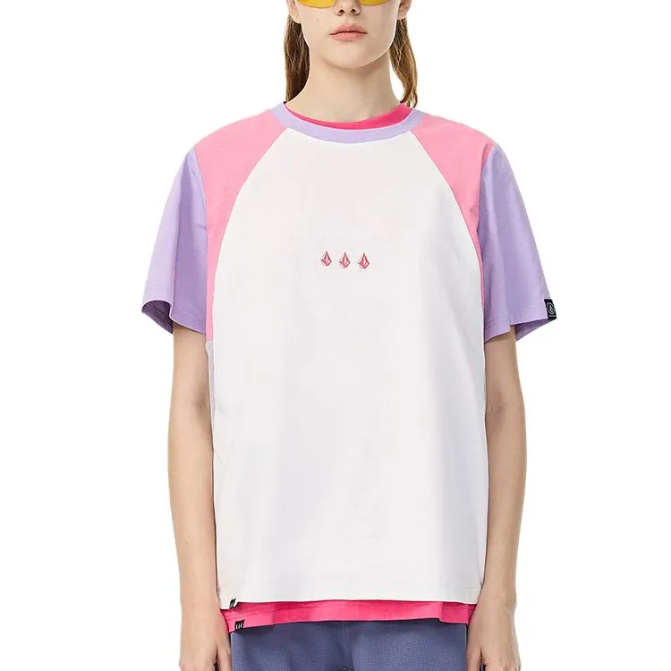 VOLCOM T Shirts Women's Purple-1