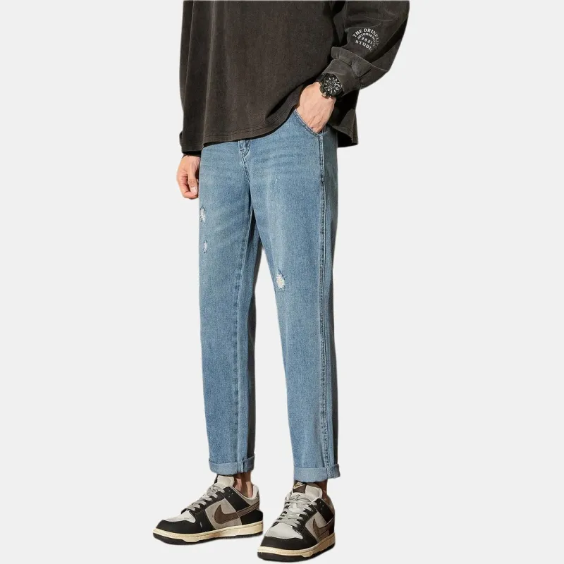 Tonlion Jeans Men's Medium Denim Blue-2