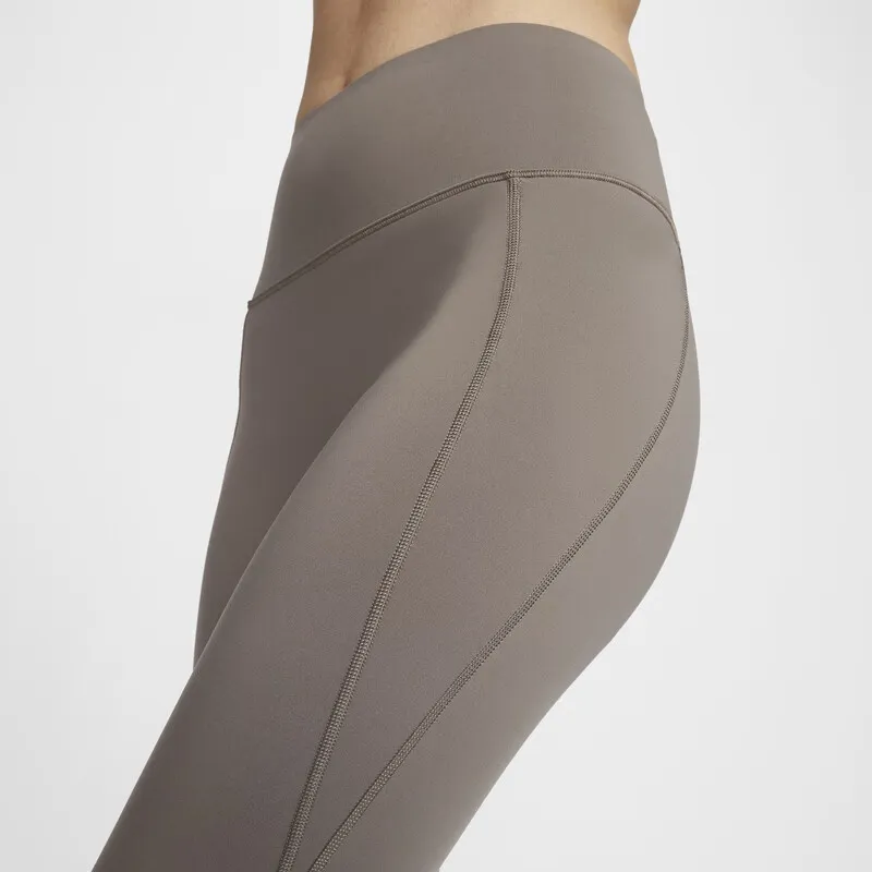 Nike AS W NK DF UNVRSA HR 7/8 TGHT Casual Pants Women's Beige Series-2
