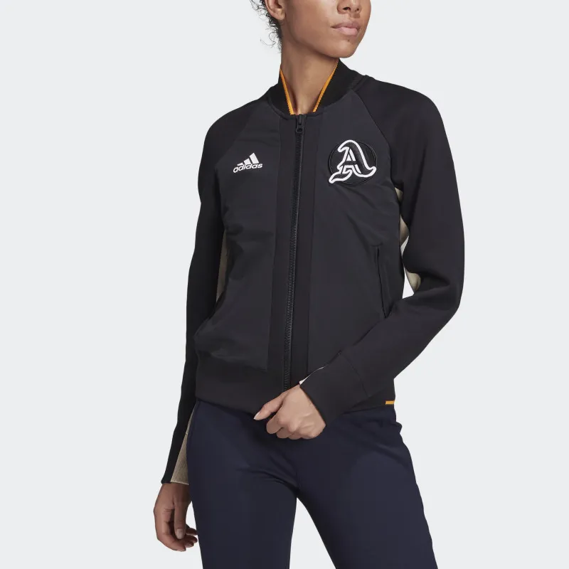 Adidas VRCT Stand Collar Jacket Women's Black-4
