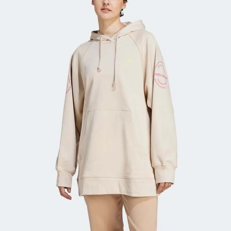 Adidas Logo Printed Drawstring Hoodie-4