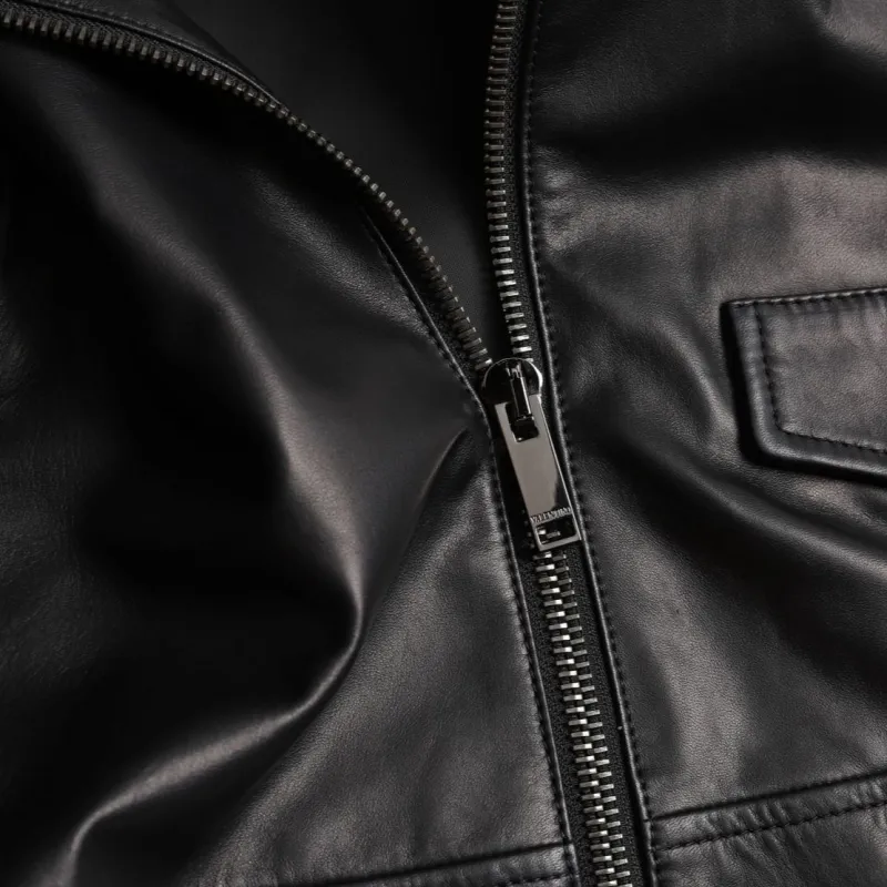 Valentino Jackets Coats Men's Black-2