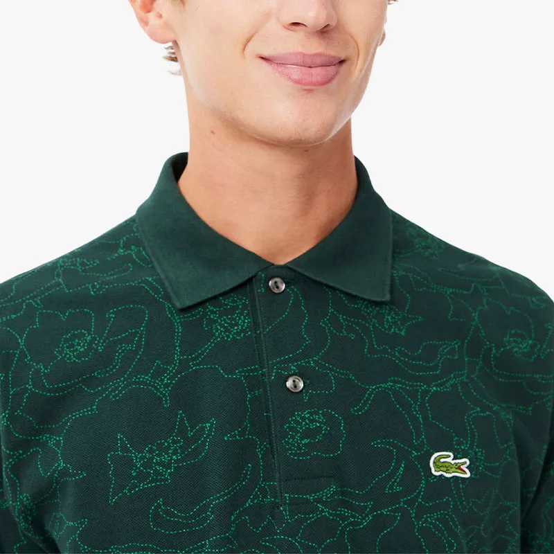 LACOSTE Imprimé Fleurs Polo Shirt-3