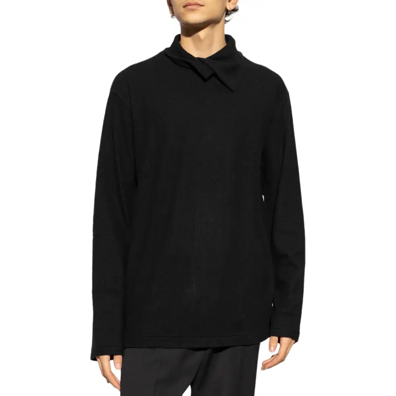Yohji Yamamoto Pour Homme Sweater Men's Black-2