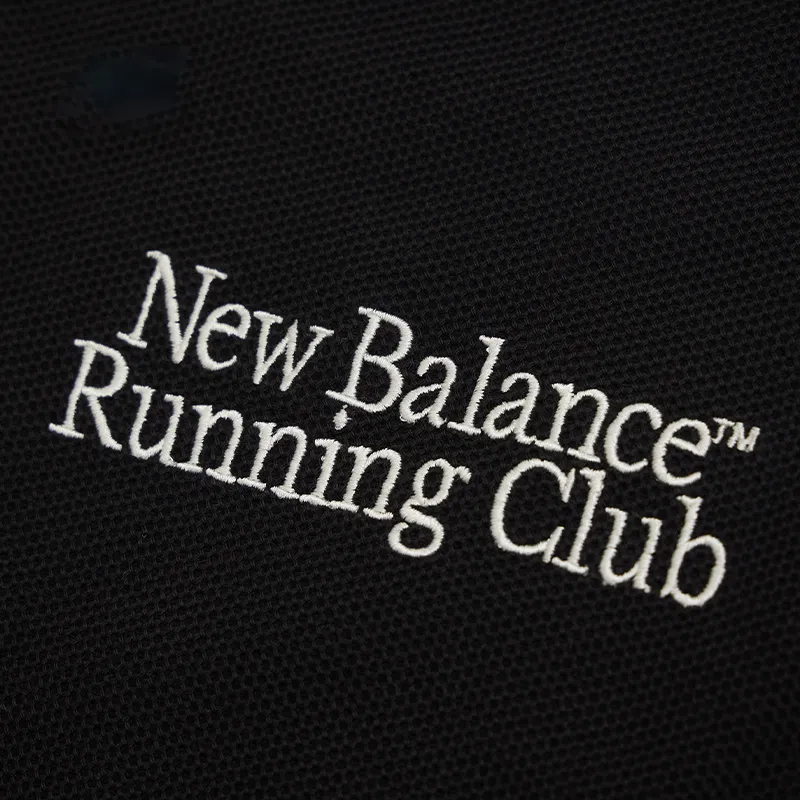 New Balance Polo Shirt Men's Black-3