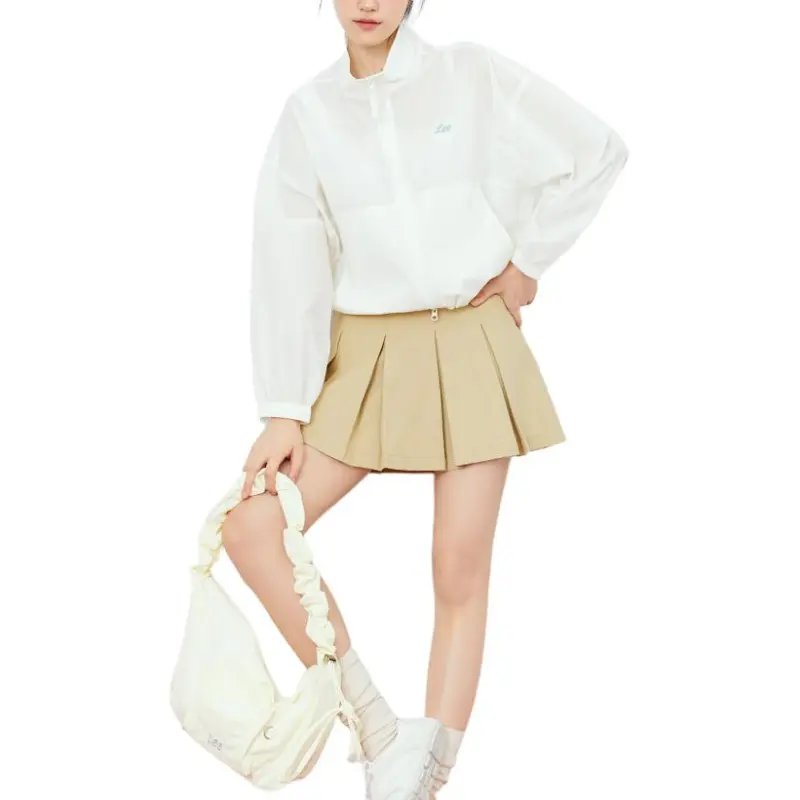 Lee Casual Short Skirts Women's Beige-5