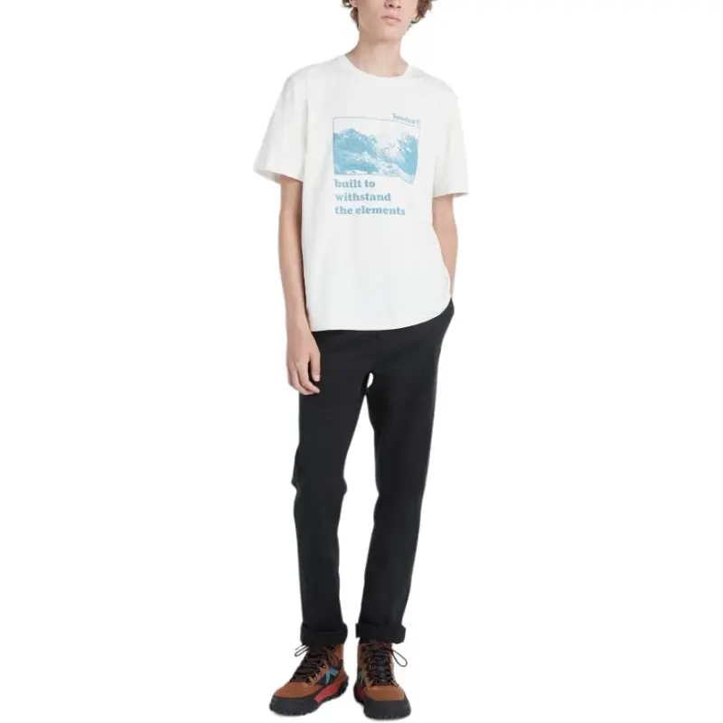 Timberland T Shirt Unisex White-3