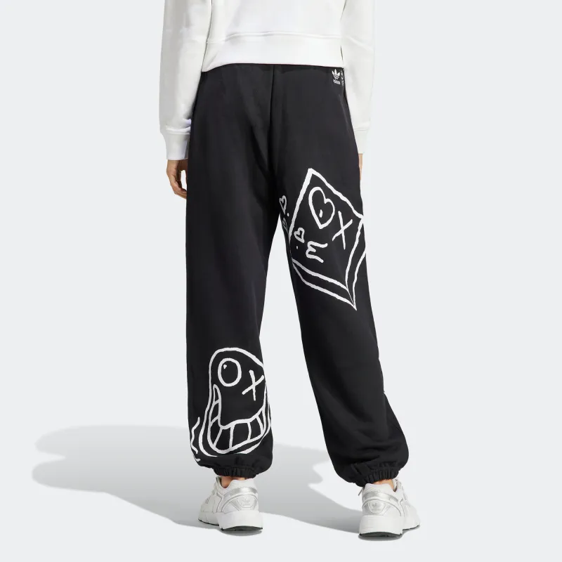 Adidas Originals MR.A JOGGERS Knitted Sports Pants Women's Black-2