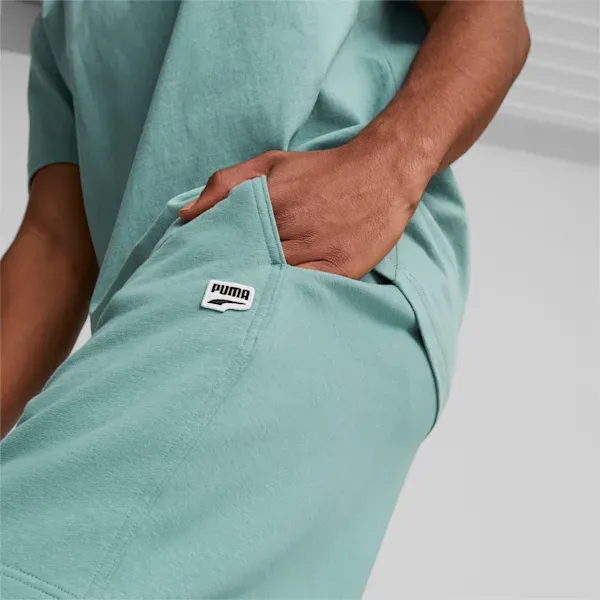 PUMA SS23 Downtown Casual Shorts Men Light Green-5