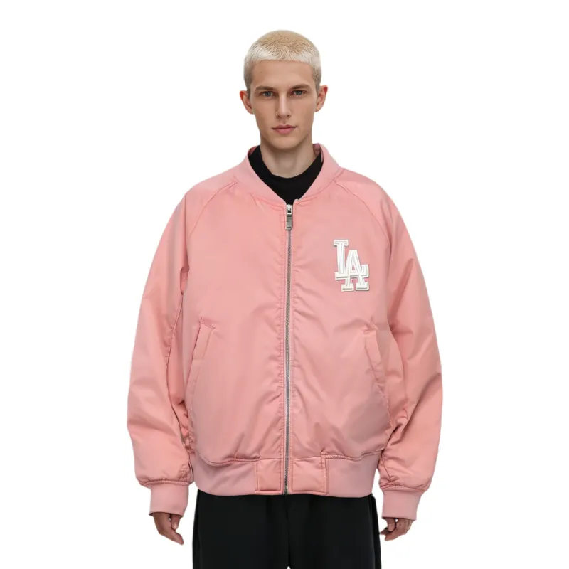MLB Common Basic Jacket Unisex Pink-4