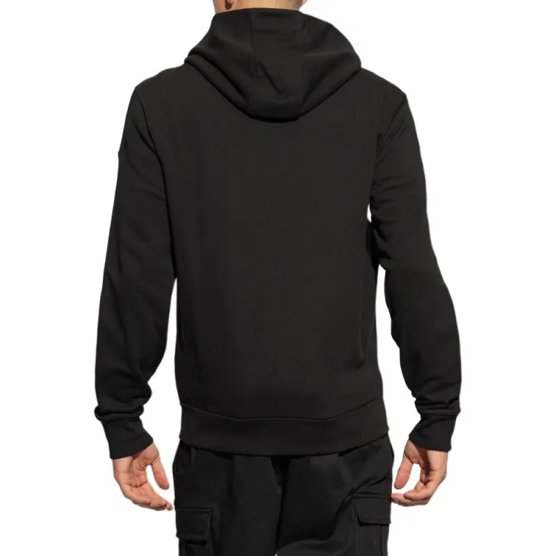 Moncler Logo Printed Zip Up Hoodie-4