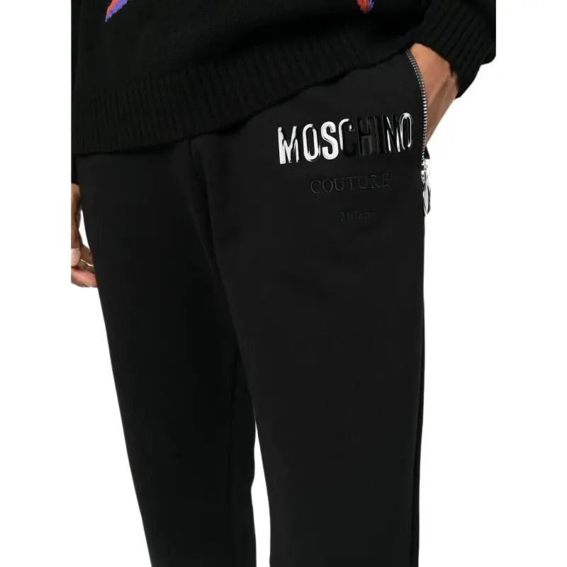 MOSCHINO Slim cut Track Pants-4