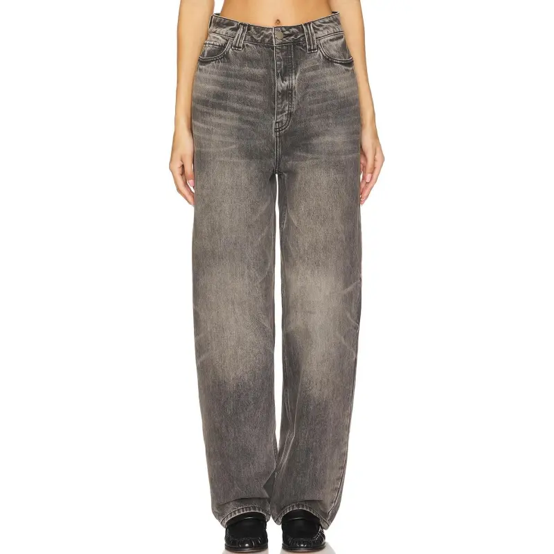 Fear Of God Essentials Women's Straight Leg Denim Jeans Vintage Black-3