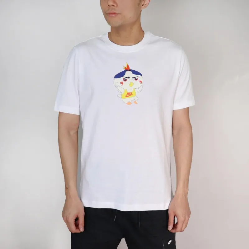 Nike T Shirts Men White-2