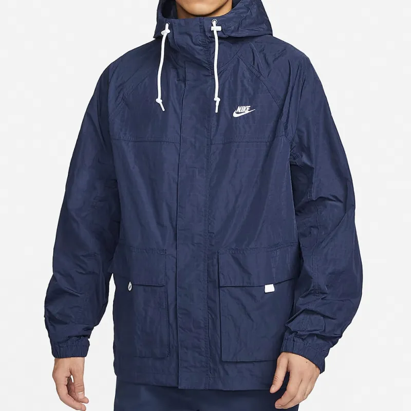 Nike Club Jackets Coats Men's Deep Navy Blue-2