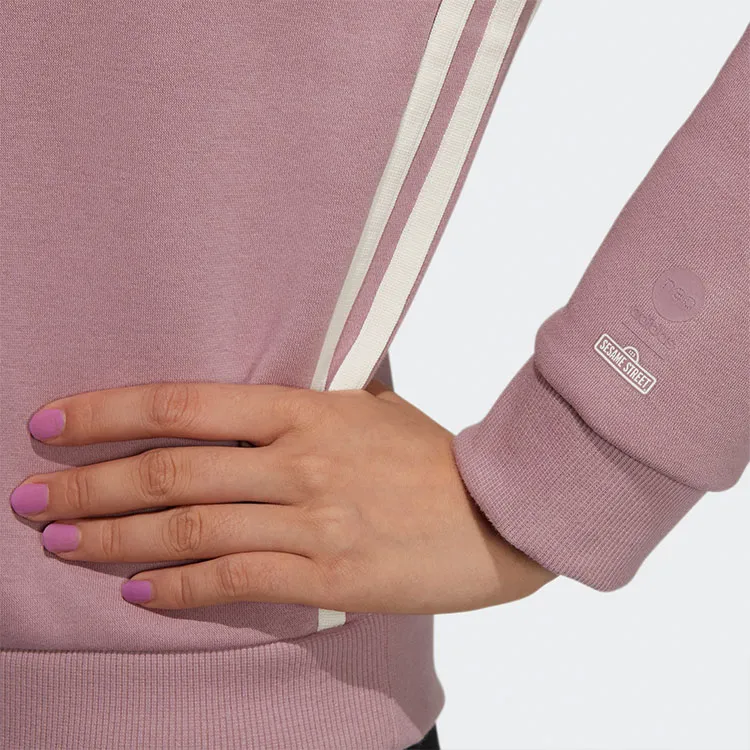 Sesame Street X Adidas Neo Sesame Street Co branded Collection Sweatshirts Women's Purple Pink-6