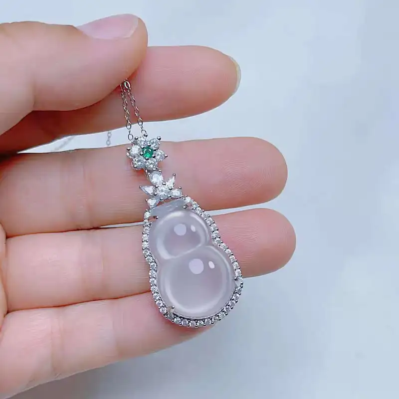 Grace Chalcedony Necklaces Women's-6
