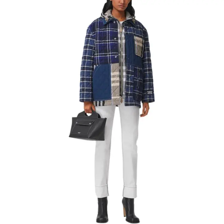 Burberry Denim Jacket Women's Blue-1