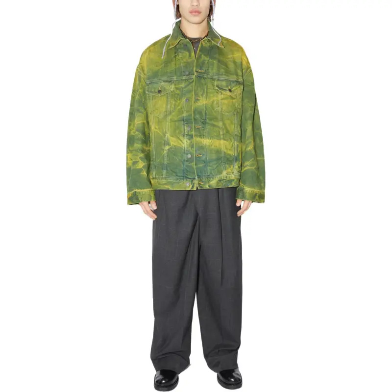 Acne Studios Oversized Fit Denim Jacket Indigo Blue-3
