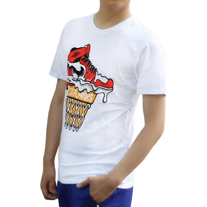 Jordan Air T Shirts Men White-1