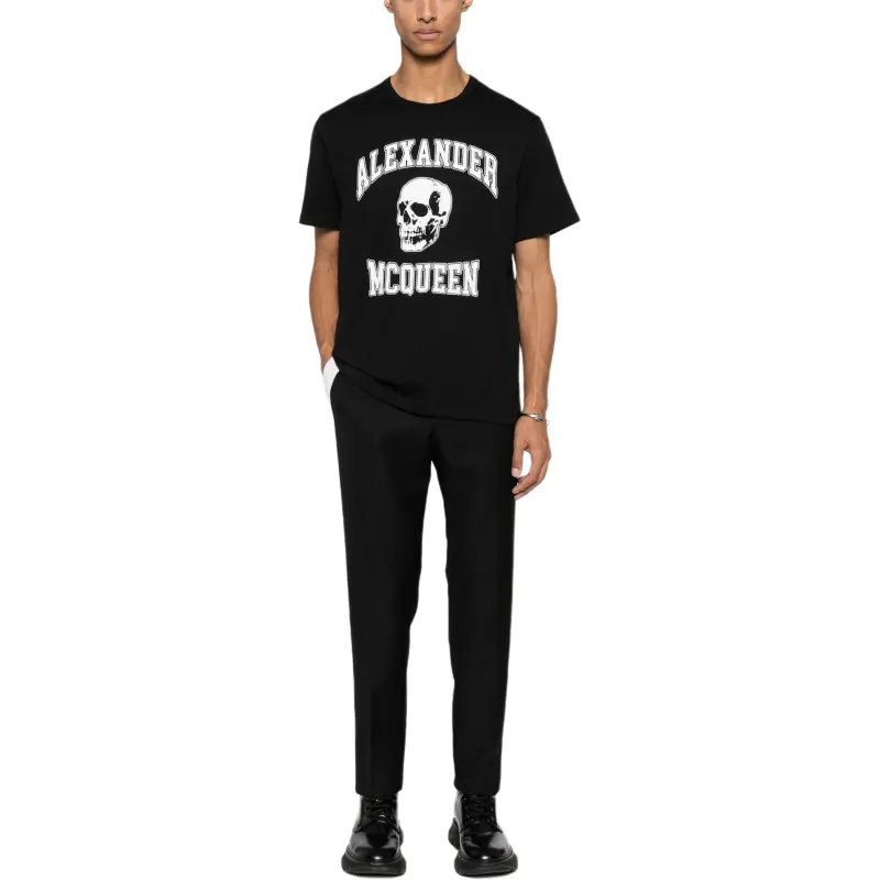 Alexander McQueen Graphic Printed Crewneck T Shirt-1