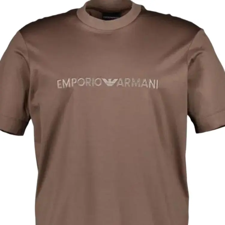 EMPORIO ARMANI Embroidered Logo T shirt-4