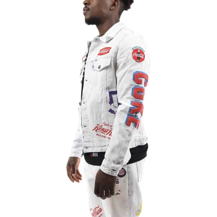 Staple Denim Jacket Men's White-5