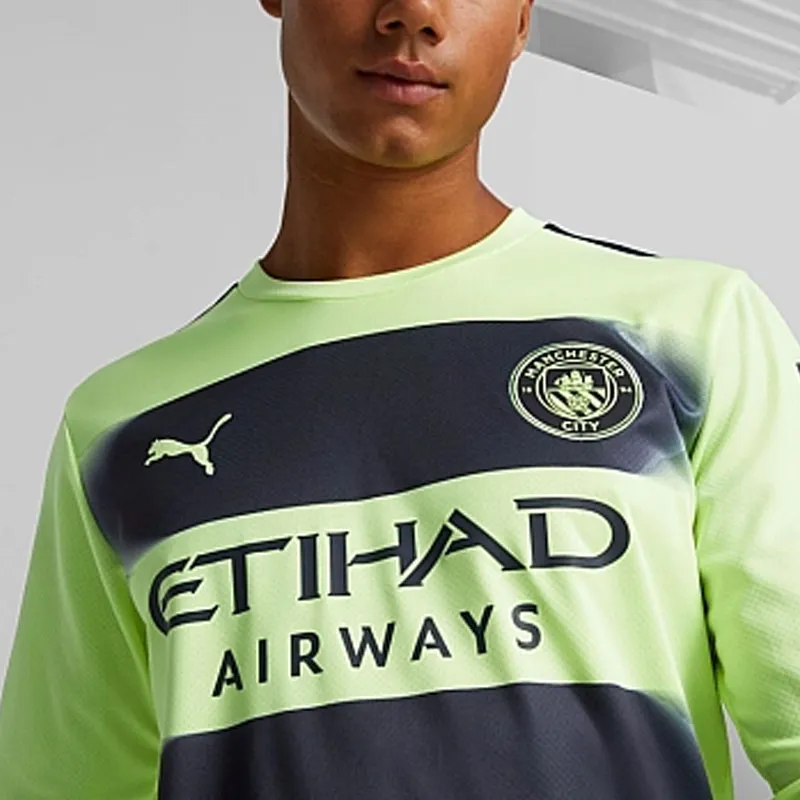 PUMA Manchester City Soccer Jerseys Men's Green-4