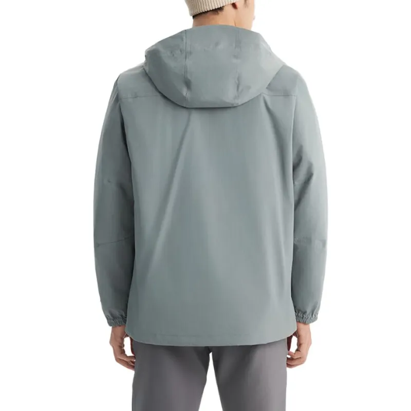 Columbia Omni Heat Water Resistant Warm Heat Reflective Windbreaker Jacket Men's Gray-2