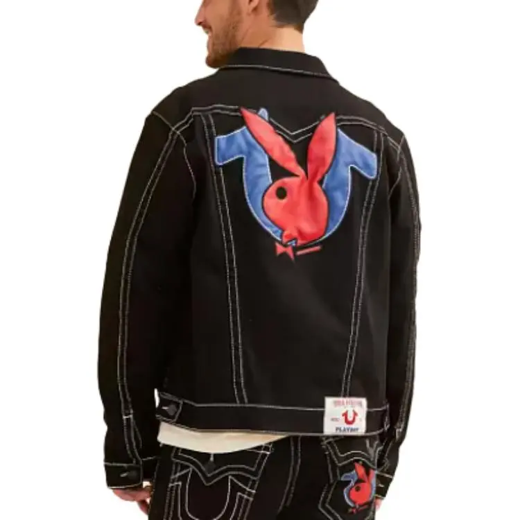 TRUE RELIGION Denim Jacket Men's Black-1