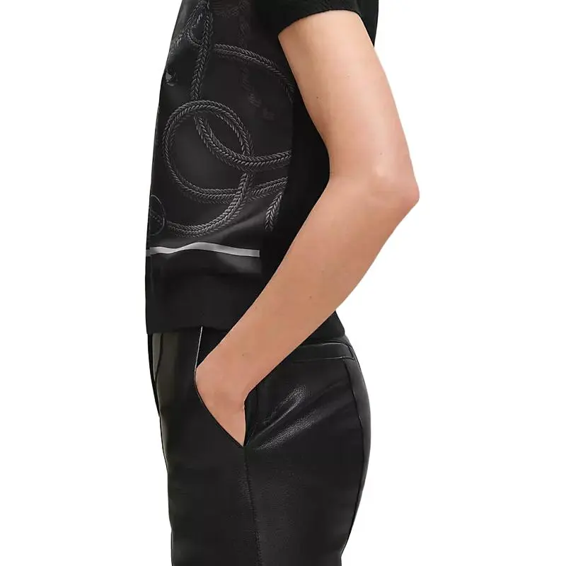 HERMES Cashmere Sweater Women's Black-4