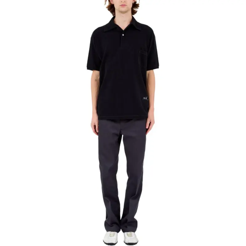Maison Margiela Straight Hem Polo Shirt-1